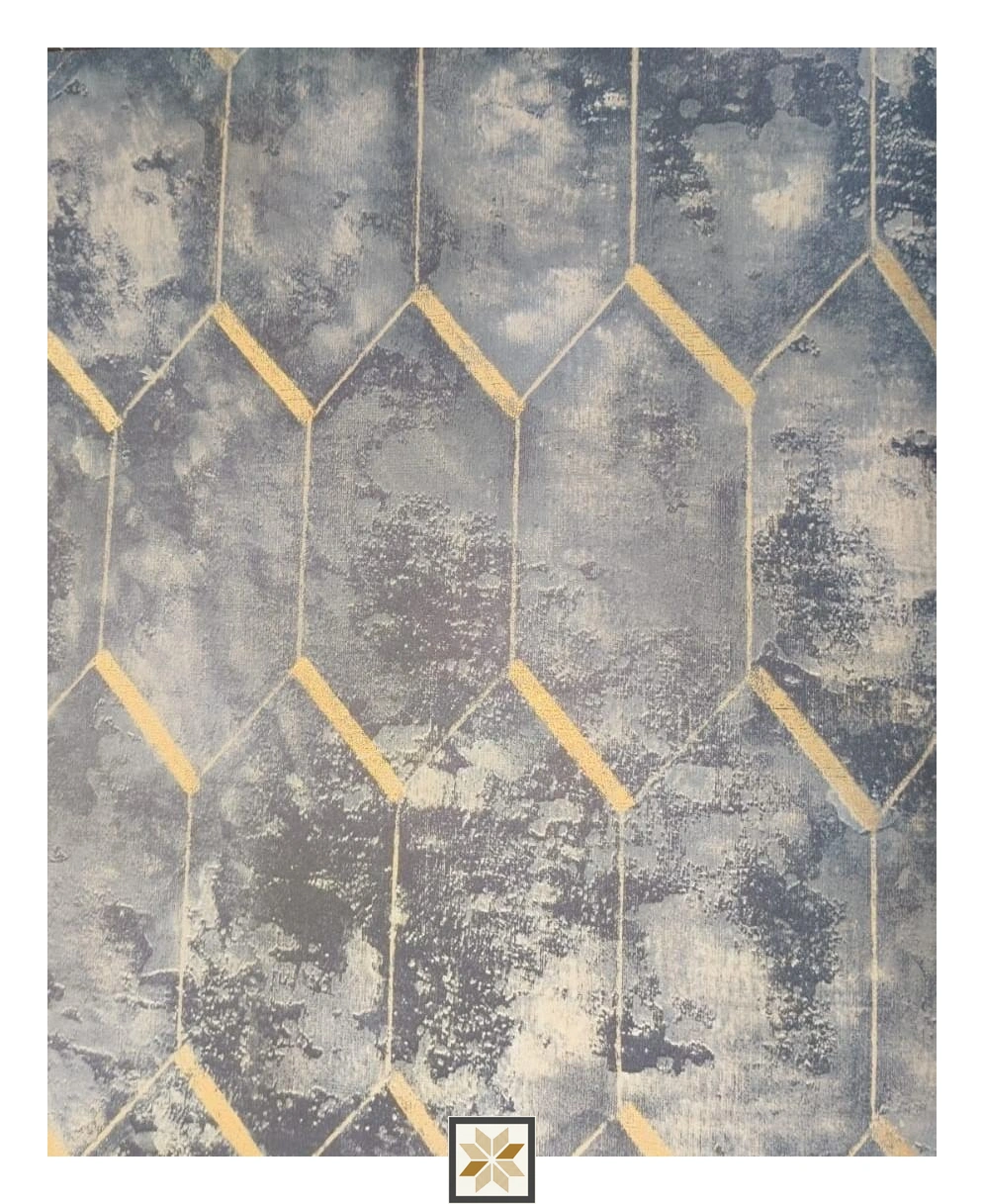 Blue Shapes Wallpaper (533 inches width) : WP-33823