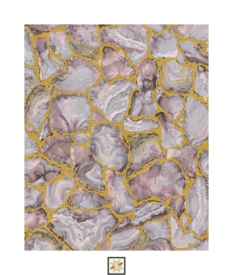 Grey Abstract PVC(Vinyl) Wallpaper (529 inches width) : WP-33858-E