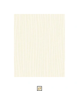 Cream Lines PVC(Vinyl) Wallpaper (533.4 inches width) : WP-33912