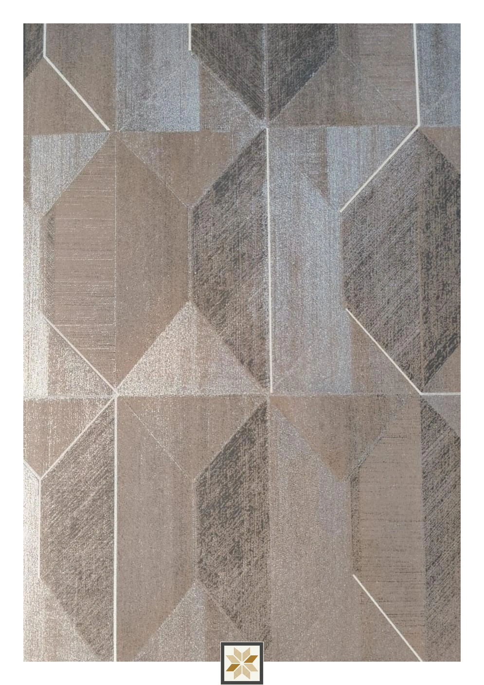 Brown Shapes Wallpaper (533 inches width) : WP-33915