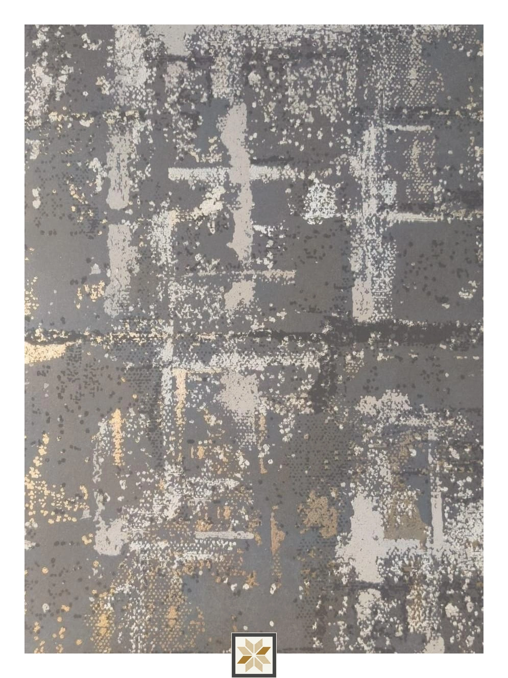 Grey Textured Wallpaper (533 inches width) : WP-33935