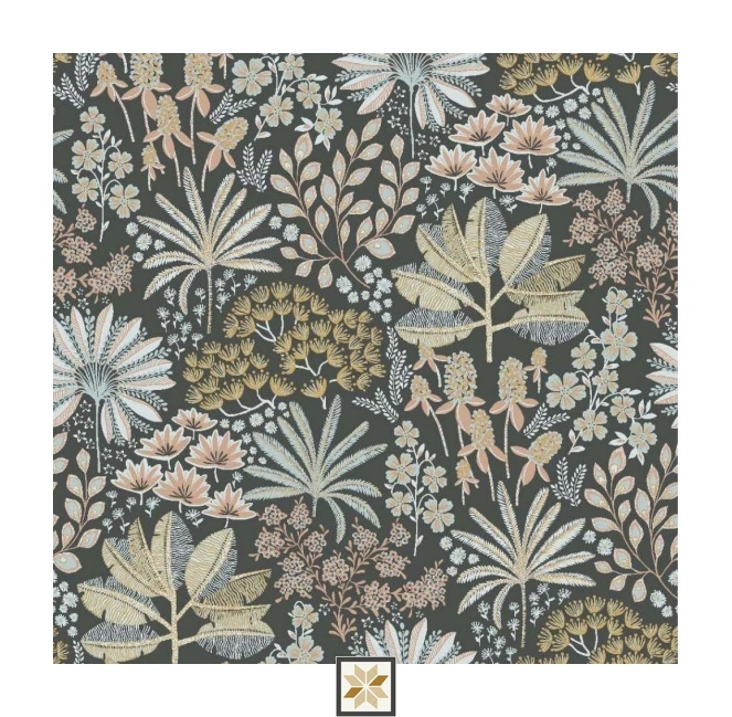 Multi Colour Flower Wallpaper (533.4 inches width) : WP-35082-F