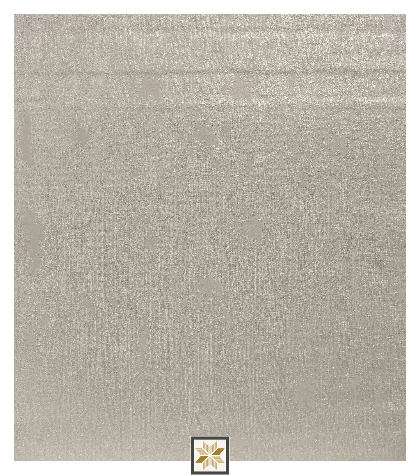 White Textured Wallpaper (533.4 inches width) : WP-34965-E