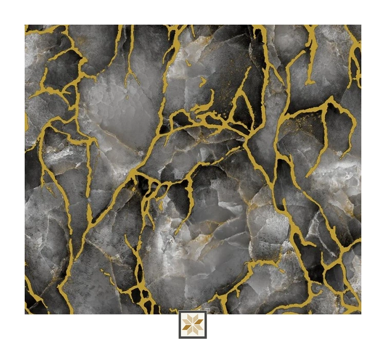 Grey Marble Wallpaper (533.4 inches width) : WP-34473-F