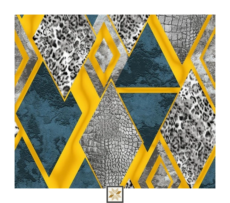 Orange Pattern Wallpaper (533.4 inches width) : WP-34445-C