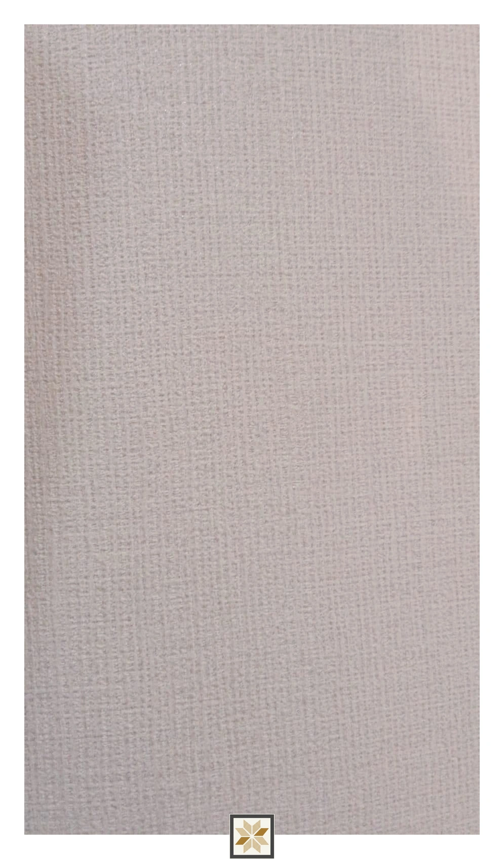 Cream Fabric PVC(Vinyl) Wallpaper (533.4 inches width) : WP-34611-F