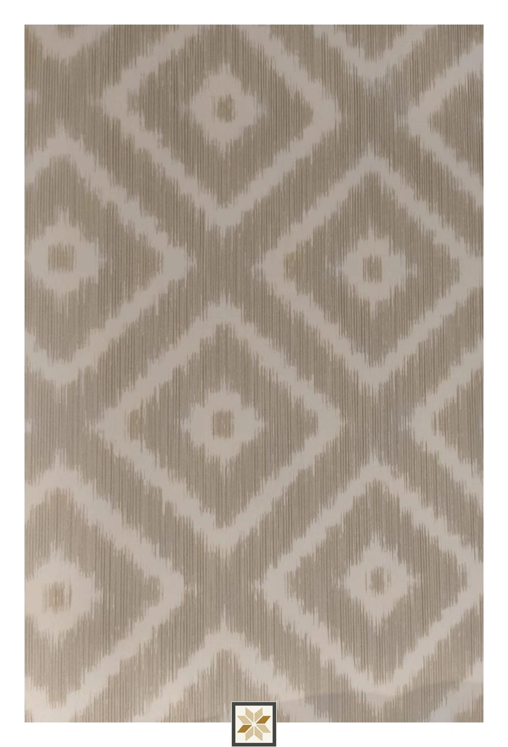 Beige Pattern Wallpaper (533 inches width) : WP-34208