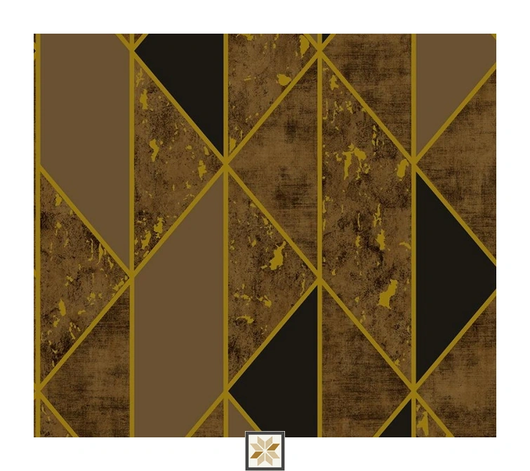 Brown Shapes Wallpaper (533.4 inches width) : WP-34342-B