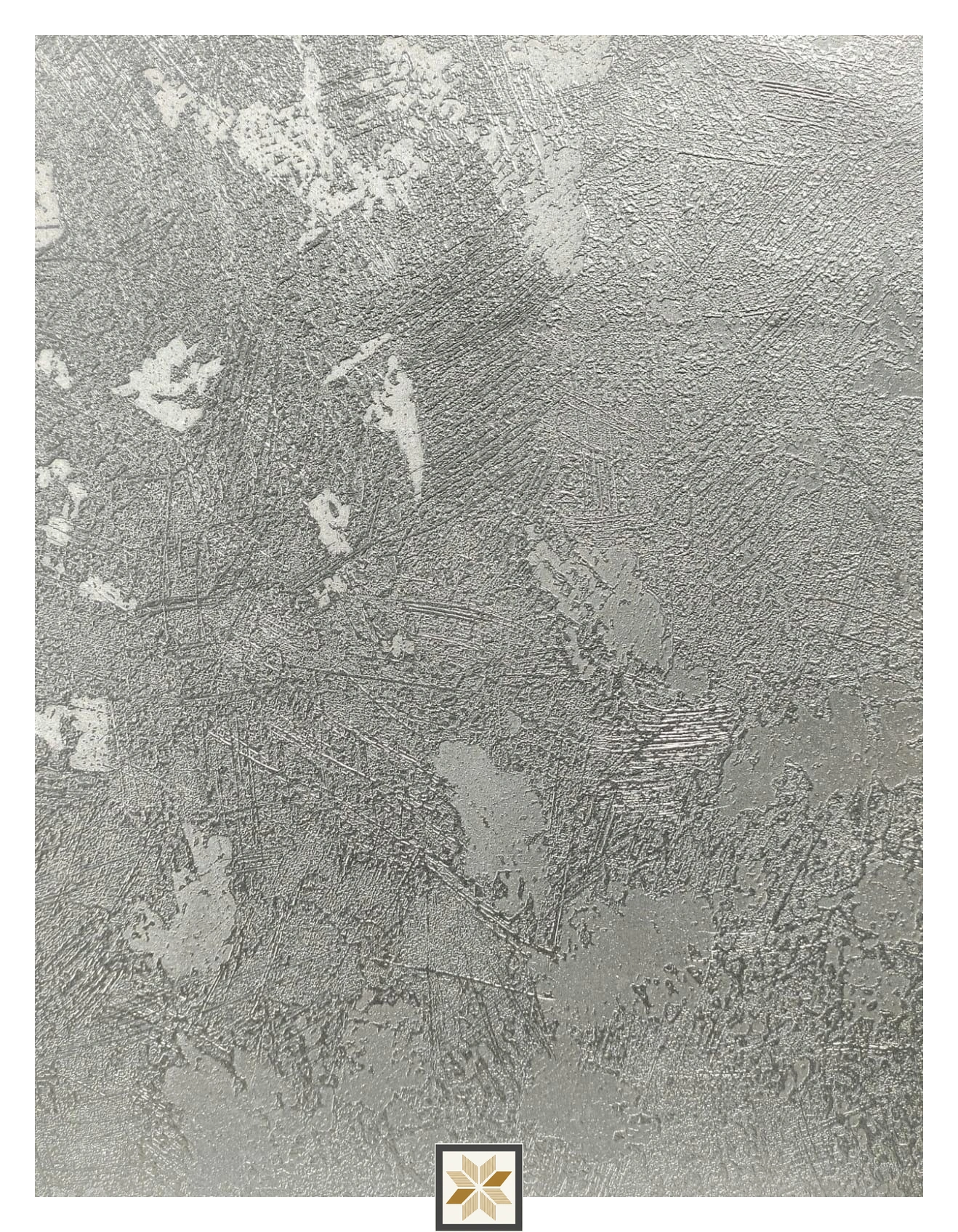 White Textured Wallpaper (533.4 inches width) : WP-34543-F