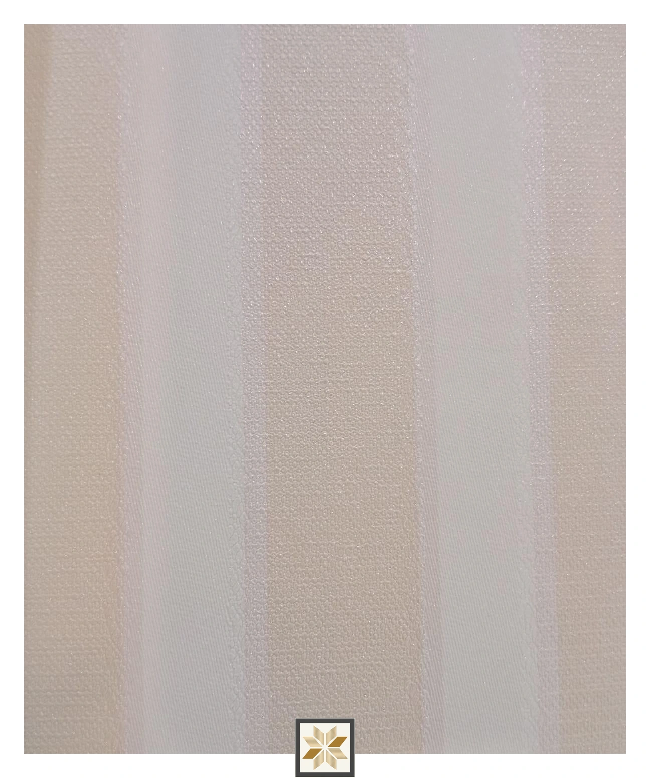 Cream Lines PVC(Vinyl) Wallpaper (533.4 inches width) : WP-34293-C