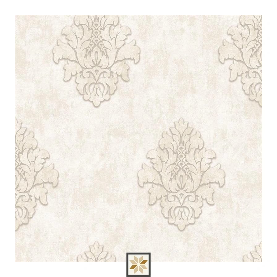 Cream Royal Non Woven Omega Wallpaper (533.4 inches width) : WP-34281-C