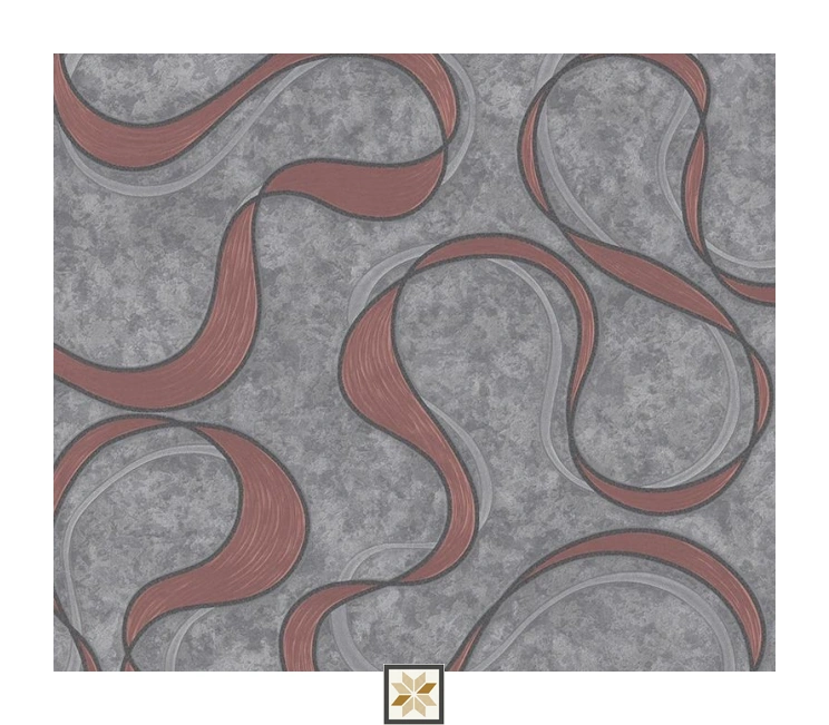 Grey Pattern Wallpaper (533.4 inches width) : WP-34703-E