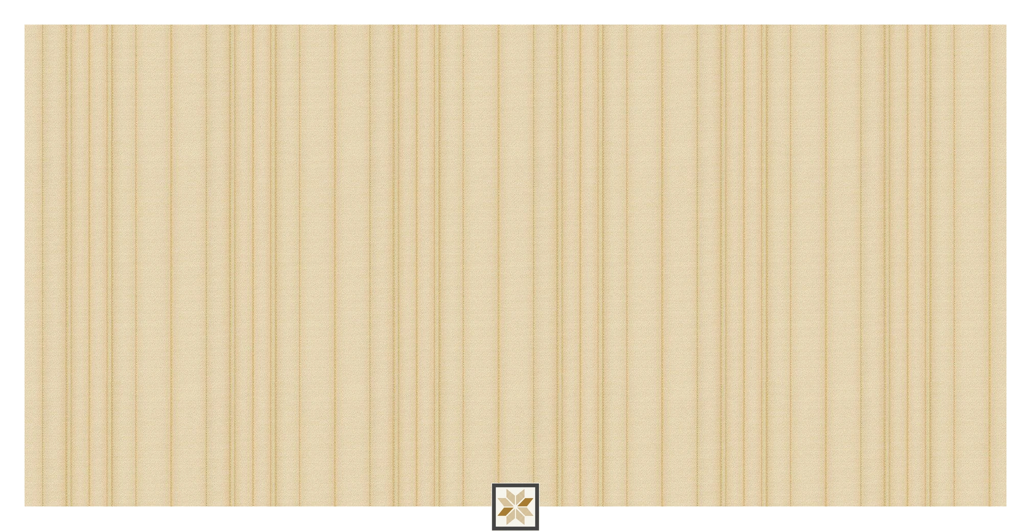 Cream Pattern PVC(Vinyl) Wallpaper (533.4 inches width) : WP-34797-C