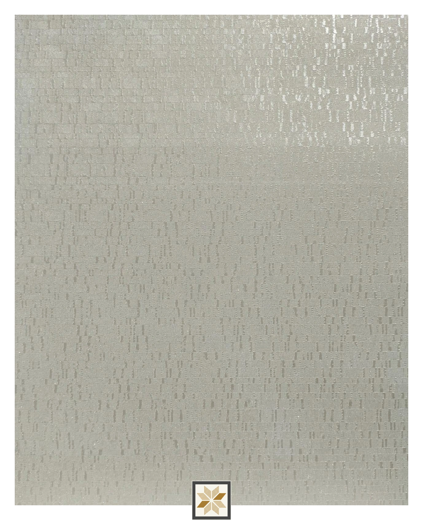 White Textured Wallpaper (533.4 inches width) : WP-34579-D