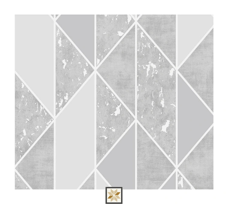 Grey Shapes Wallpaper (533.4 inches width) : WP-34342-D