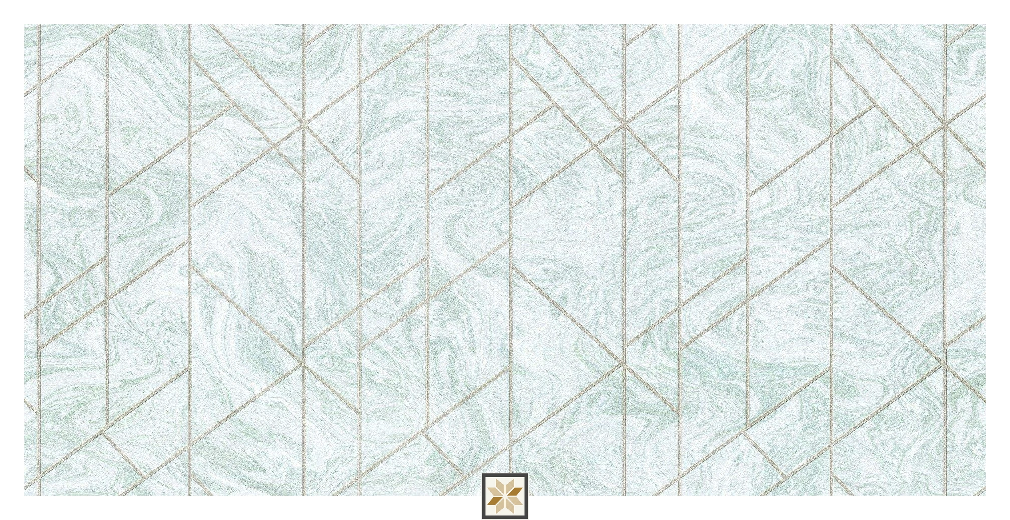 Multi Colour Shapes PVC(Vinyl) Wallpaper (533.4 inches width) : WP-34390-E