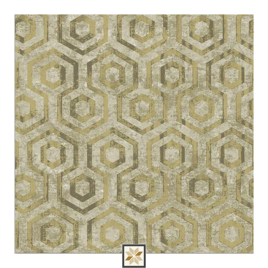 Brown Shapes Non Woven Wallpaper (533.4 inches width) : WP-34398-B