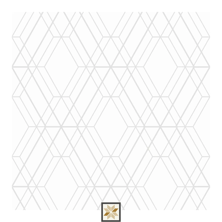 White Shapes Non Woven Omega Wallpaper (533.4 inches width) : WP-34425-E