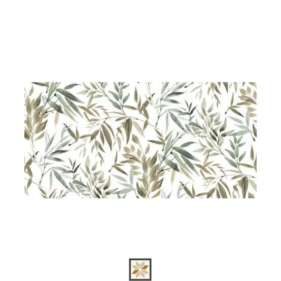 White Flower PVC(Vinyl) Wallpaper (533.4 inches width) : WP-34846-H