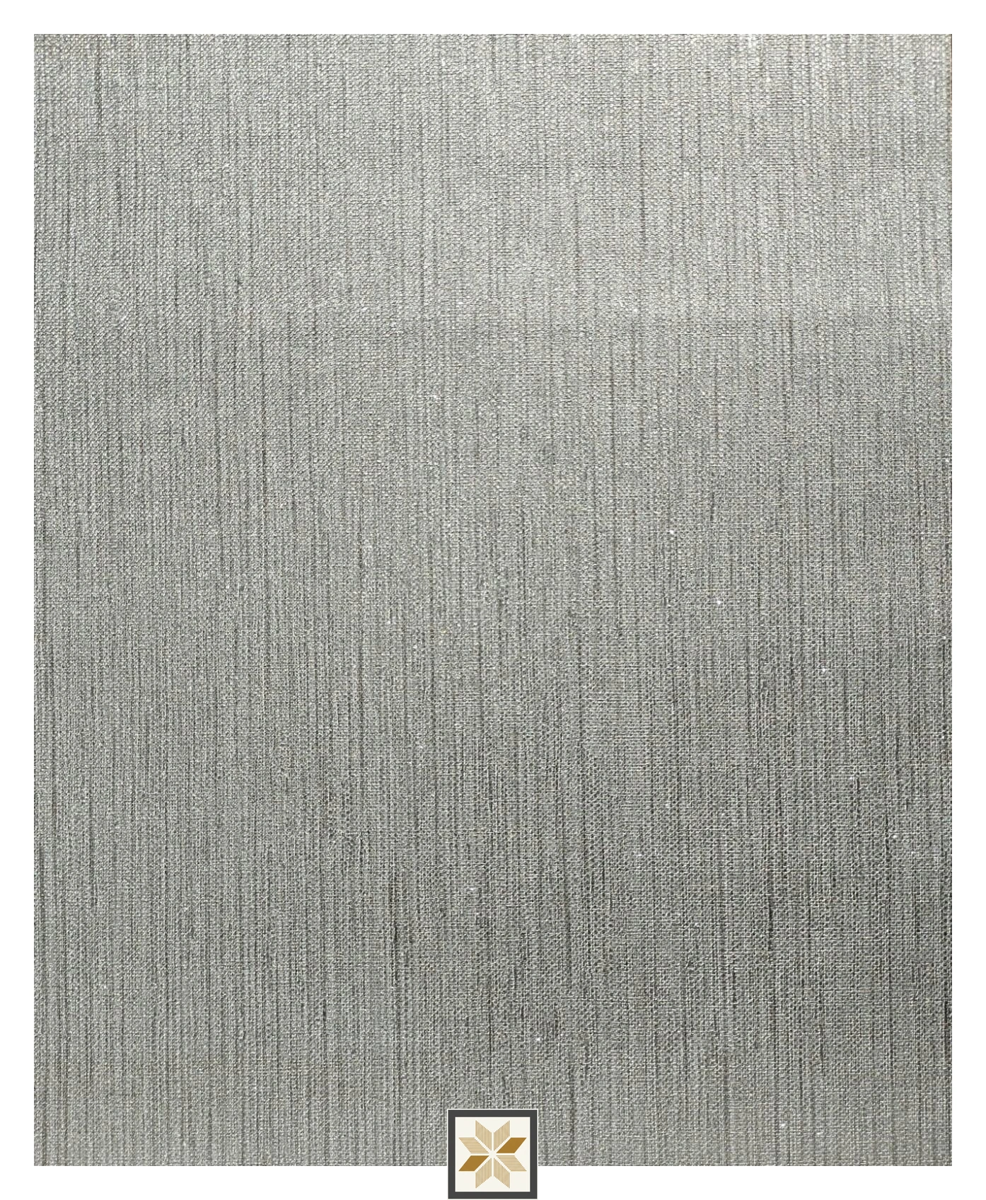 Silver Textured Wallpaper (533.4 inches width) : WP-34831-E
