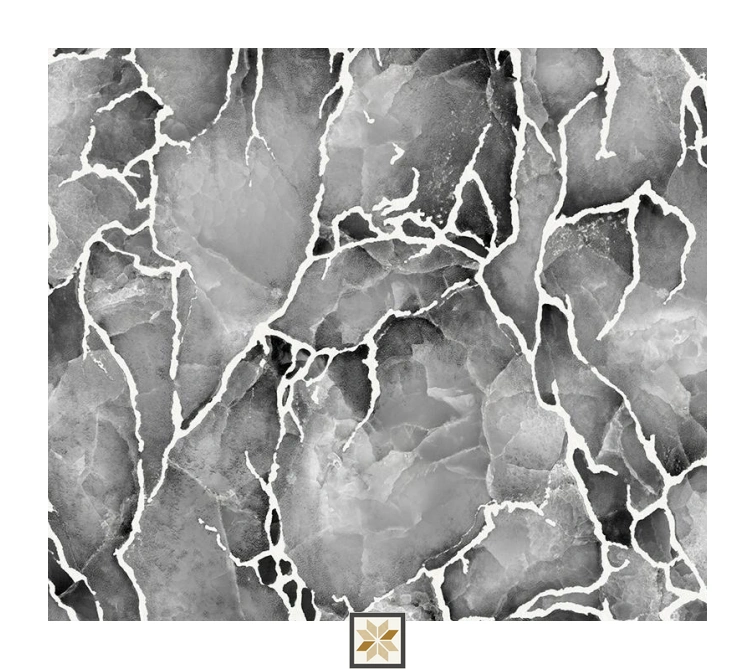 Grey Marble Wallpaper (533.4 inches width) : WP-34473-E
