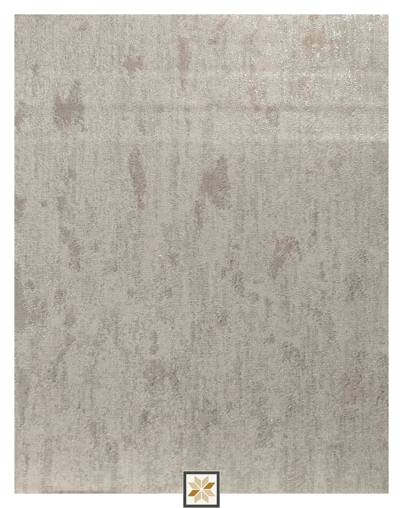 White Textured Wallpaper (533.4 inches width) : WP-34965-F