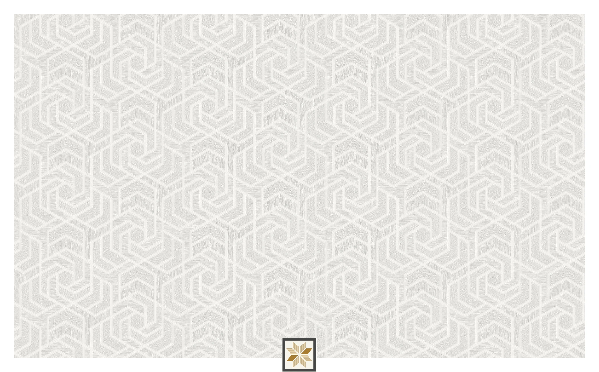 Grey Pattern PVC(Vinyl) Wallpaper (1066.8 inches width) : WP-35064-D