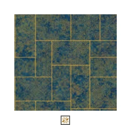 Blue Pattern Wallpaper (533.4 inches width) : WP-35132-B