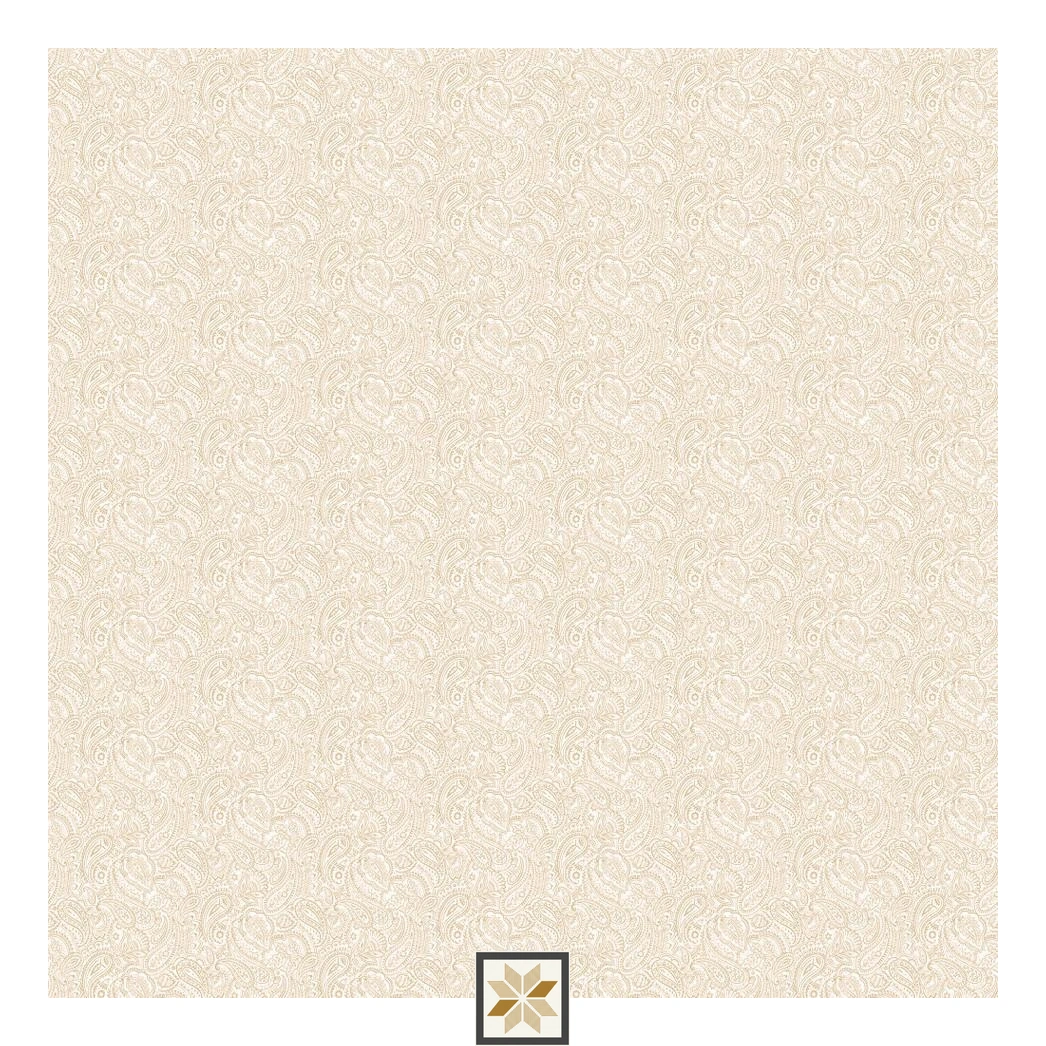Cream Pattern Non Woven Wallpaper (530 inches width) : WP-35005-C