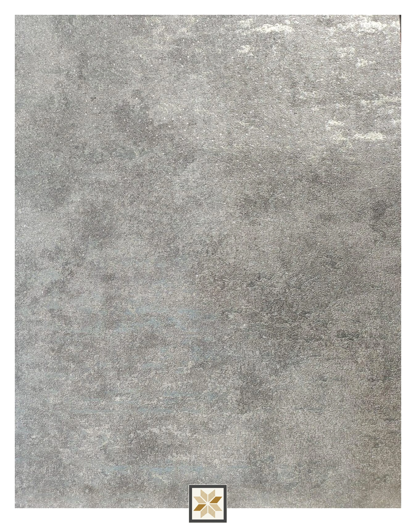 Silver Textured Wallpaper (533.4 inches width) : WP-34880-E