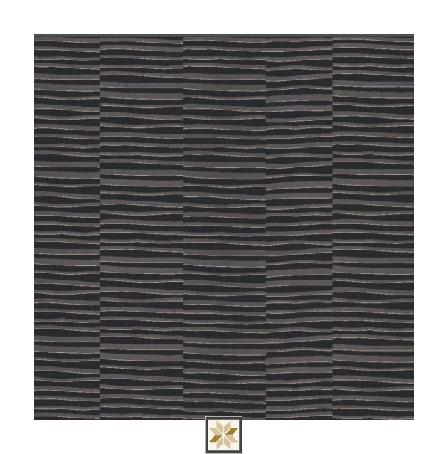 Black Pattern Wallpaper (533.4 inches width) : WP-35109-B