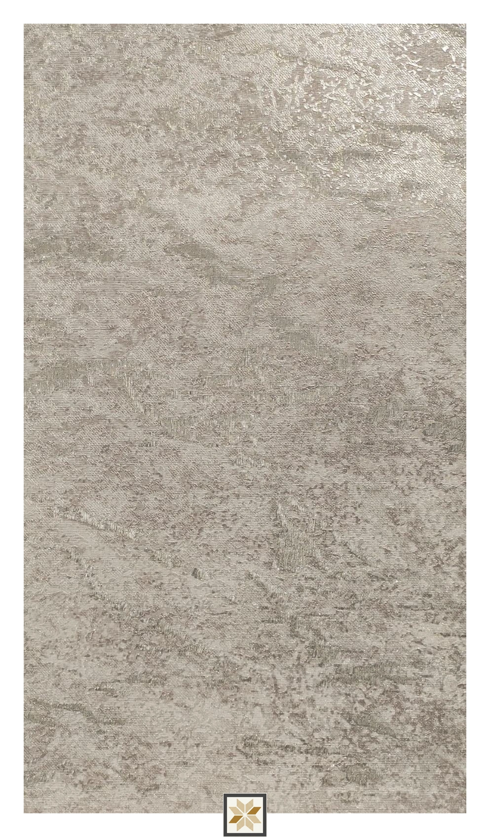 Silver Textured Wallpaper (533.4 inches width) : WP-34736-C