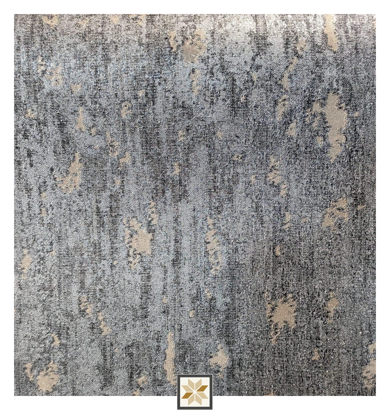 Black Textured Wallpaper (533.4 inches width) : WP-34965-B