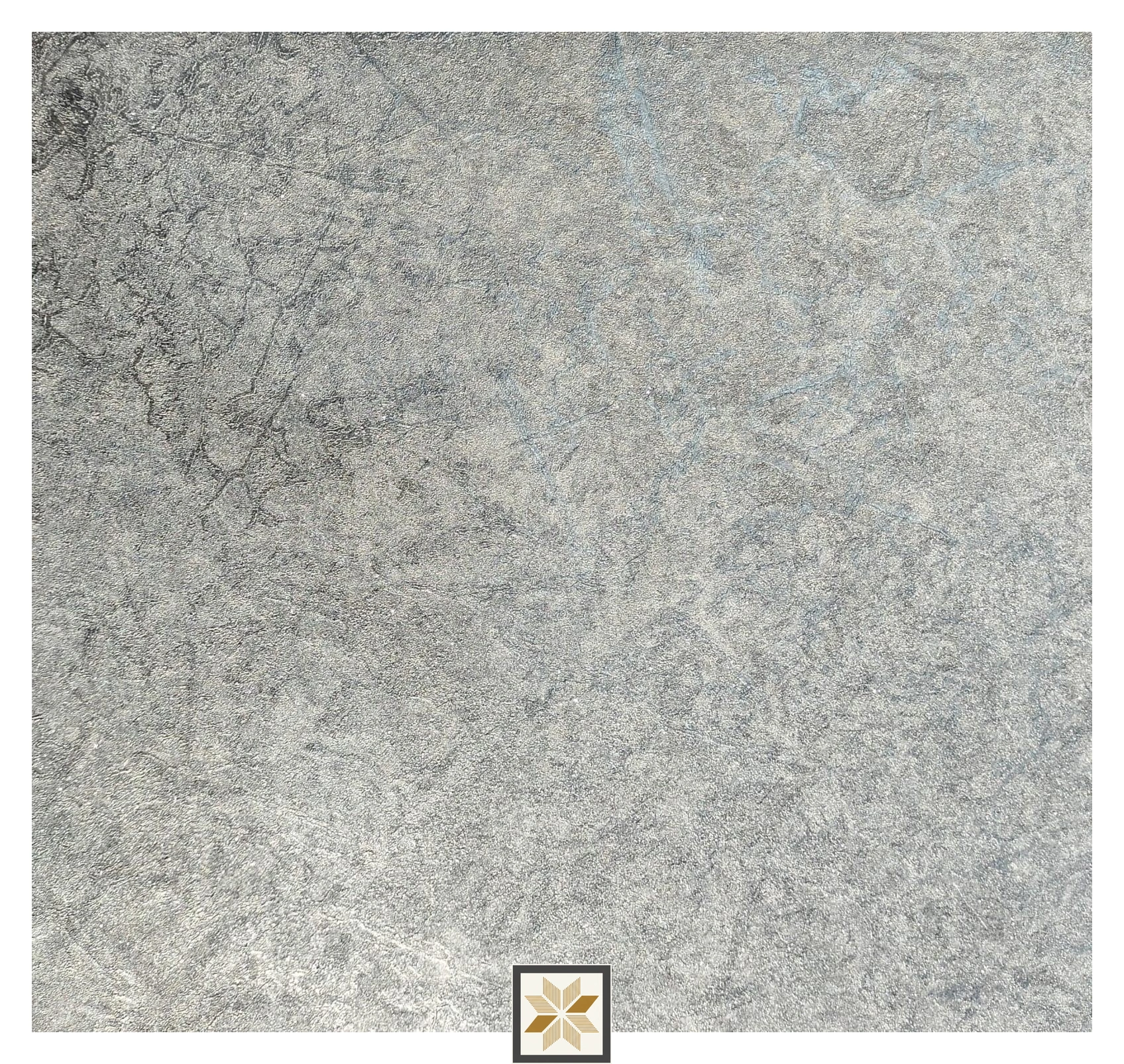 Grey Textured Wallpaper (533.4 inches width) : WP-35027-D