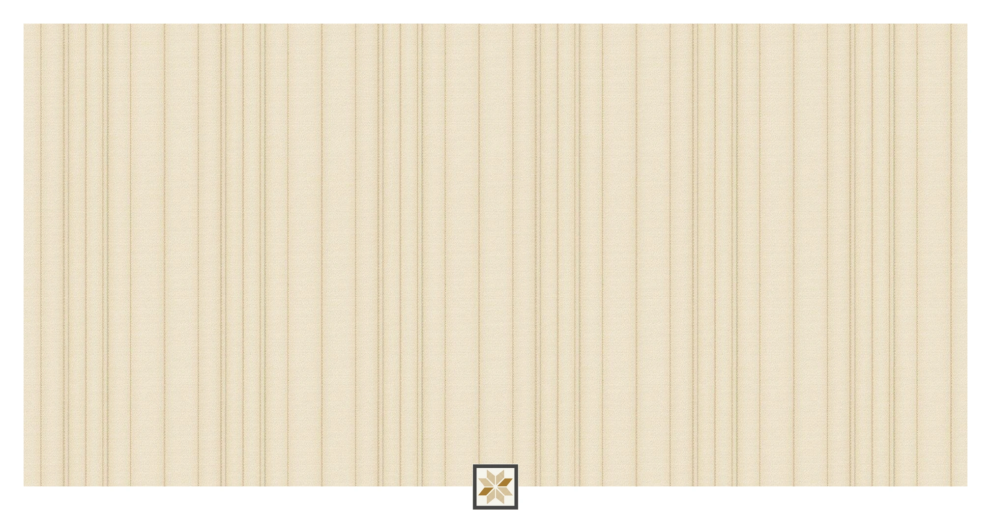 Cream Pattern PVC(Vinyl) Wallpaper (533.4 inches width) : WP-34797-B