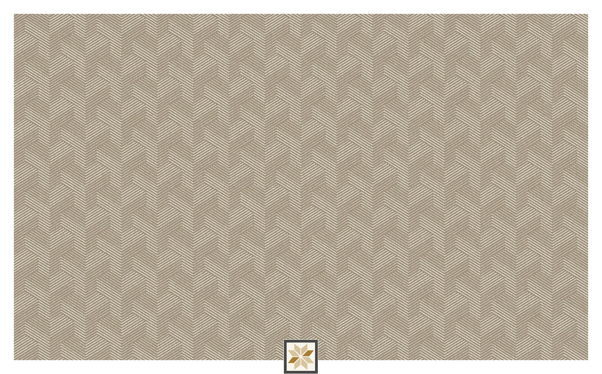 Brown Pattern PVC(Vinyl) Wallpaper (1066.8 inches width) : WP-35104-B