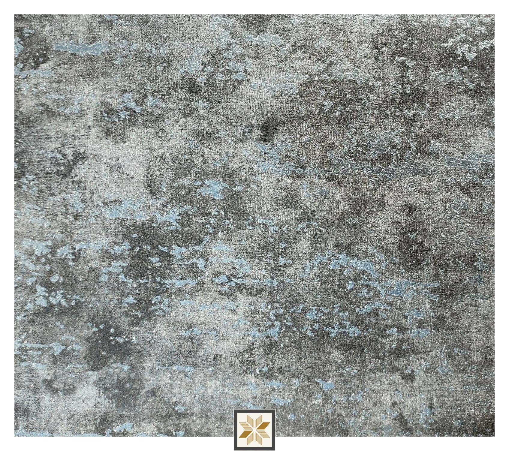 Grey Textured Wallpaper (533.4 inches width) : WP-35156-B