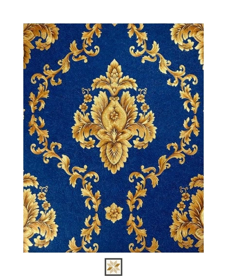 Blue Royal Wallpaper (533.4 inches width) : WP-35155-B