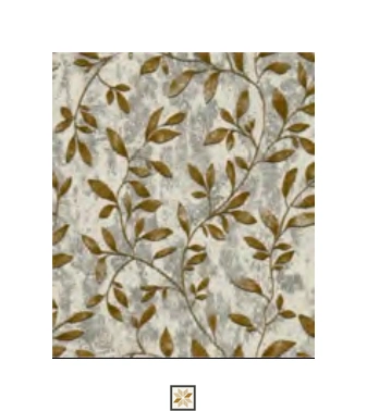 Brown Flower Wallpaper (533.4 inches width) : WP-35039-B