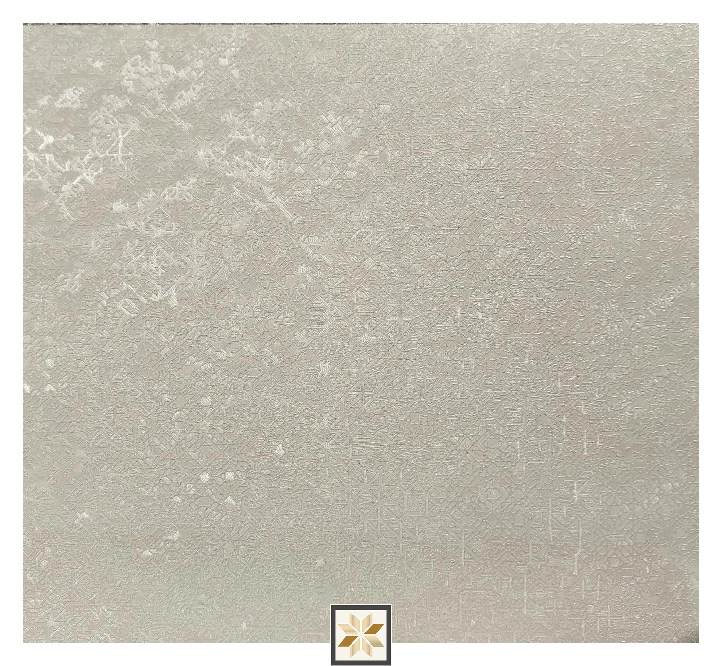 White Textured Wallpaper (533.4 inches width) : WP-34916-E