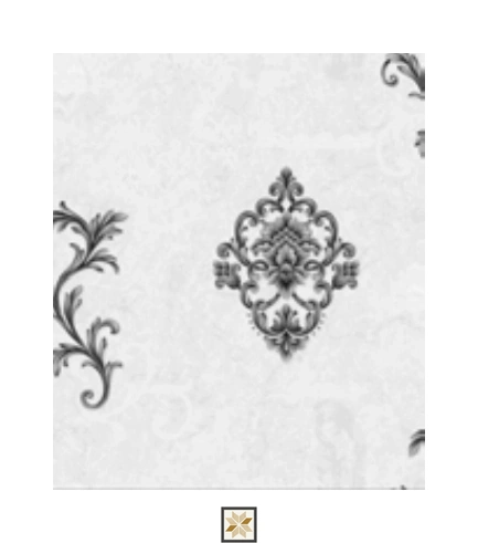 White Royal Wallpaper (533.4 inches width) : WP-35061-F