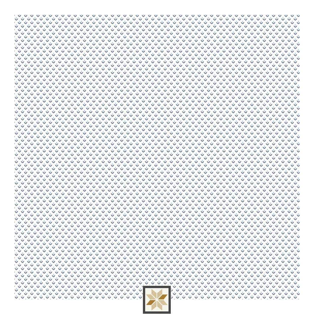 Blue Pattern Non Woven Wallpaper (530 inches width) : WP-35042-B