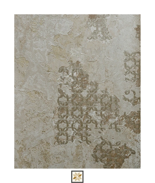 Brown Pattern Wallpaper (530 inches width) : WP-35053-C