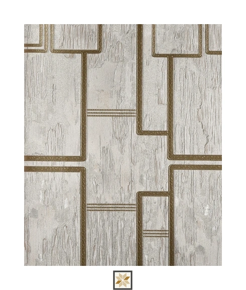 Cream Pattern Wallpaper (530 inches width) : WP-35141-C