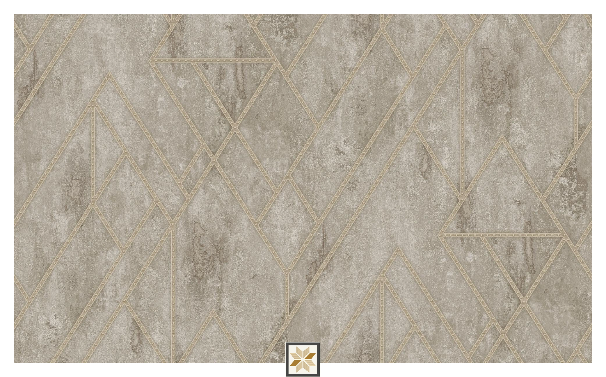 Beige Pattern PVC(Vinyl) Wallpaper (1066.8 inches width) : WP-35149-B